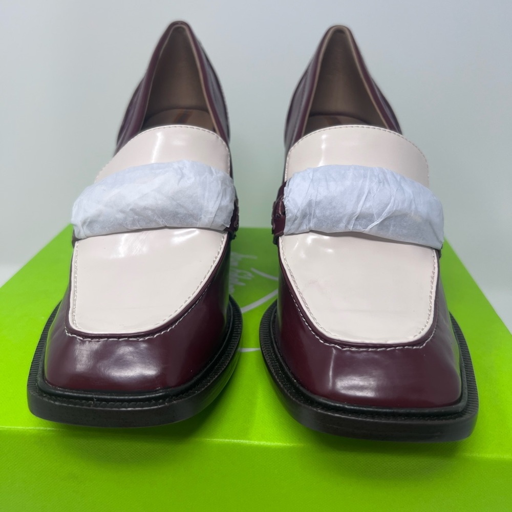 Elegant Burgundy Loafers - Picture 5 of 9